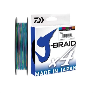 Daiwa J Braid X4 Multicolor 300M