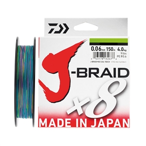 Daiwa J Braid X8 Multicolor 300M